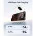 Baseus Qpow 3 Digital Display Power Bank with 2 Built-in USB-C Cables 10000mAh 45W Cosmic - White